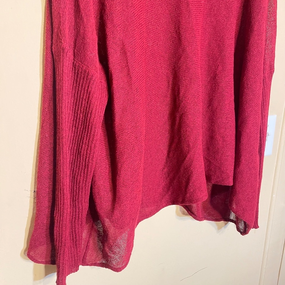 Eileen Fisher Red Women's Top - Picture 5 of 7